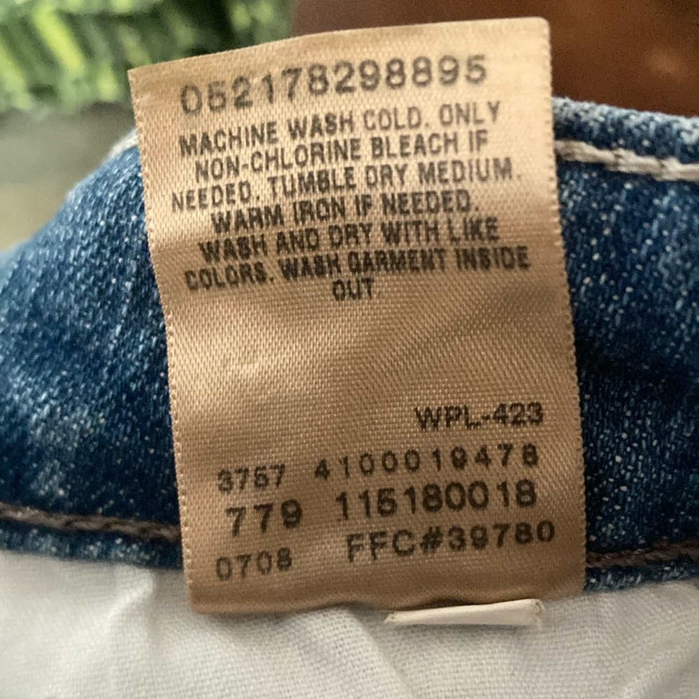 Levi's 518 Vntg Super Low Bootcut Womens Size 7M - Picture 7 of 7